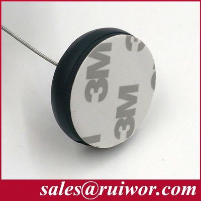 China RUIWOR RW0013 placa adesiva ABS trabalho com caixa anti-roubo de puxa / Retrátil segurança Tether / seguro retrator de cabo fornecedor