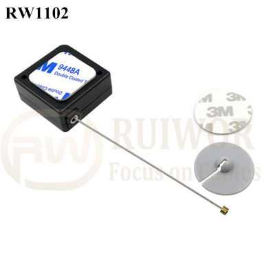 RuiWor RW1102 Square Retractable Secure Wire With No Stop Function For Security Solutions