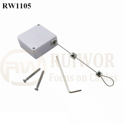 RuiWor RW1105 Retractable Security Rope For Product Or Parts Feeding Without Pause Function Customize Logo Is Available