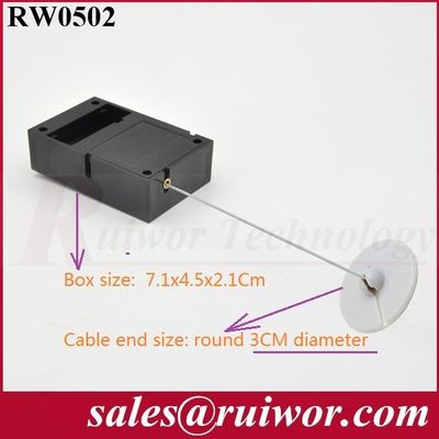 RUIWOR RW0502 Fios de segurança cuboides com extremo de placa ABS adesivo fornecedor