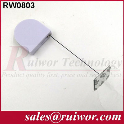 RUIWOR RW0803 Mini-retractor de cabo em forma de D com extremo de chapa metálica gomosa fornecedor