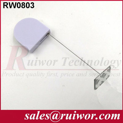 RUIWOR RW0803 Mini-retractor de cabo em forma de D com extremo de chapa metálica gomosa fornecedor