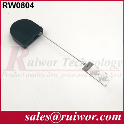 RUIWOR RW0804 Mini Recoiler Anti-roubo em forma de D com extremidade de etiqueta de cão fornecedor