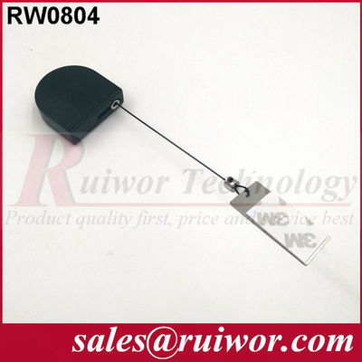 RUIWOR RW0804 Mini Recoiler Anti-roubo em forma de D com extremidade de etiqueta de cão fornecedor
