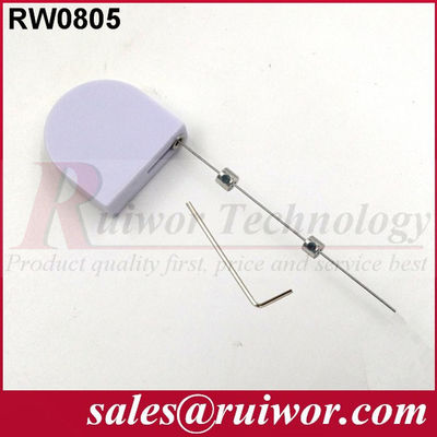 RUIWOR RW0805 Mini Tether retrátil em forma de D com extremo de laço ajustável fornecedor