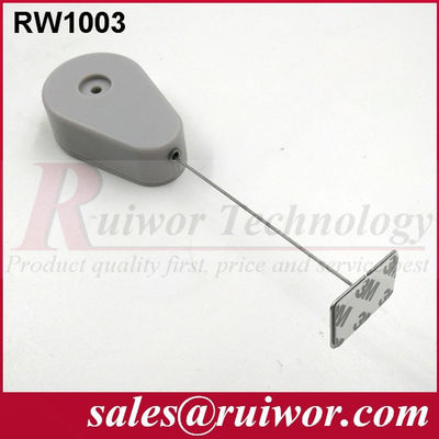 RUIWOR RW1003 Recoiler anti-roubo em forma de gota com extremo de chapa metálica pegajosa fornecedor