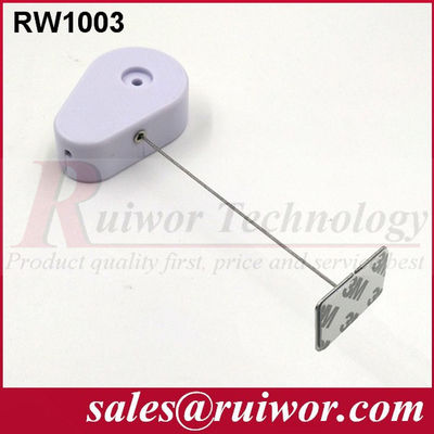 RUIWOR RW1003 Recoiler anti-roubo em forma de gota com extremo de chapa metálica pegajosa fornecedor