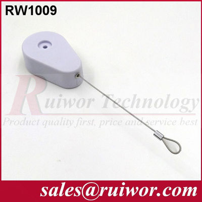 RUIWOR RW1009 Recoiler anti-roubo em forma de gota com fim de cabo de laço fornecedor