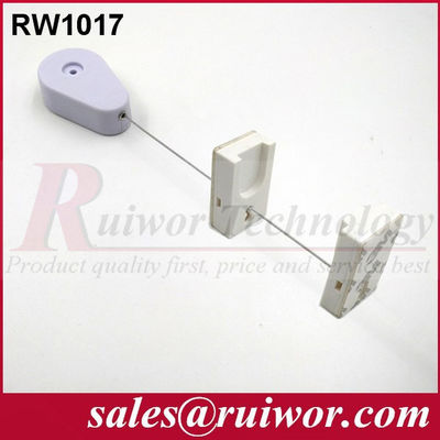 RUIWOR RW1017 Retrator de cabo em forma de gota com extremo de suporte de ecrã magnético de borracha fornecedor