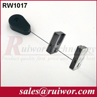 RUIWOR RW1017 Retrator de cabo em forma de gota com extremo de suporte de ecrã magnético de borracha fornecedor