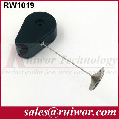 RUIWOR RW1019 Recoiler anti-roubo em forma de gota com uma placa de aderência redonda de metal de 22 mm fornecedor