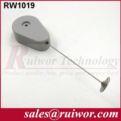 RUIWOR RW1019 Recoiler anti-roubo em forma de gota com uma placa de aderência redonda de metal de 22 mm fornecedor