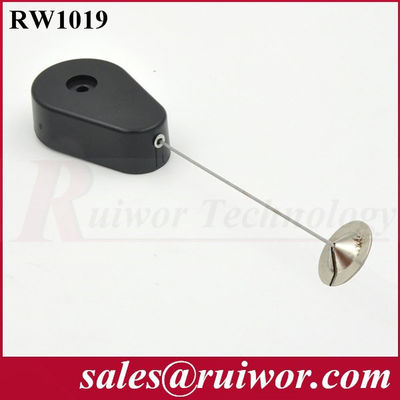 RUIWOR RW1019 Recoiler anti-roubo em forma de gota com uma placa de aderência redonda de metal de 22 mm fornecedor