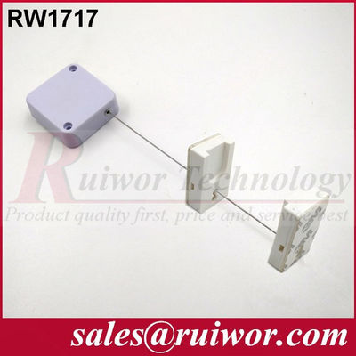 RUIWOR RW1717 Fios retráteis quadrados com extremo de suporte de ecrã magnético adesivo fornecedor