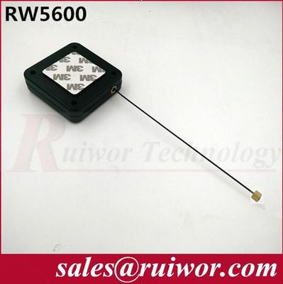 RUIWOR RW5600 Quadrado Multiuso Anti-roubo Caixa de puxa Forças de retração MAX 2.5LB/ comprimento de cabo MAX 400CM fornecedor