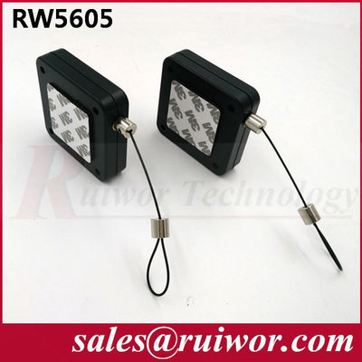 RUIWOR RW5605 Quadrado Fios de Segurança Multiuso Forças de retração MAX 2.5LB/ comprimento do cabo MAX 400CM fornecedor