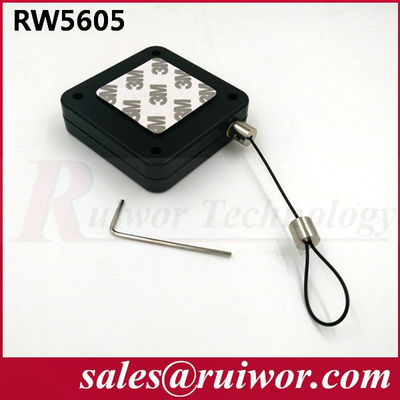 RUIWOR RW5605 Quadrado Fios de Segurança Multiuso Forças de retração MAX 2.5LB/ comprimento do cabo MAX 400CM fornecedor