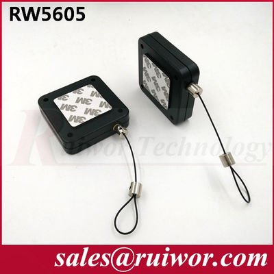 RUIWOR RW5605 Quadrado Fios de Segurança Multiuso Forças de retração MAX 2.5LB/ comprimento do cabo MAX 400CM fornecedor