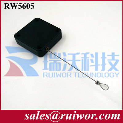 RUIWOR Quadrado em forma de RW5600 Sereis Multi-purpose Anti-roubo caixa de puxa força de retração MAX 2.5LB/ comprimento do cabo MAX 400CM fornecedor