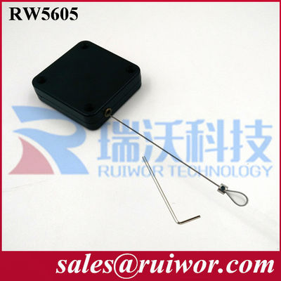 RUIWOR Quadrado em forma de RW5600 Sereis Multi-purpose Anti-roubo caixa de puxa força de retração MAX 2.5LB/ comprimento do cabo MAX 400CM fornecedor