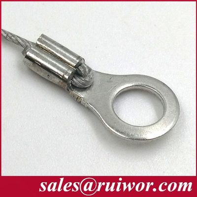 RUIWOR RW0001 Fim do terminal de anel para caixa de puxa antiroubo / corda de segurança retrátil / recolocador de cabo antiperdido fornecedor