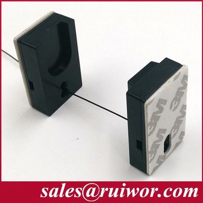 RUIWOR RW0017 Adesivo Magnético ABS Defensor de trabalho com caixa anti-roubo puxa / Retrátil segurança Tether / Recoiler de cabo fornecedor