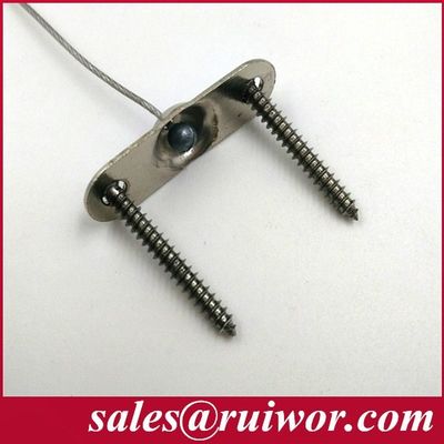 RUIWOR RW0022 Placa metálica perfurada Trabalho final com caixa de puxa anti-roubo / corda de segurança retrátil / recolocador de cabo fornecedor