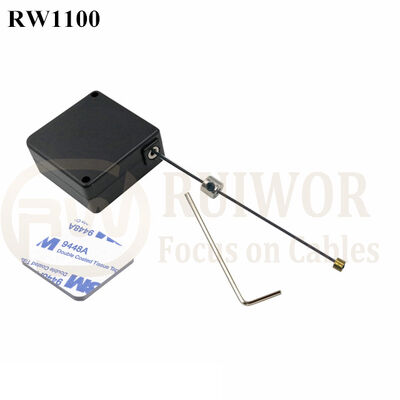 RuiWor RW1100 Square Retractable Pull-Box For Retail Product Positioning Without Stop Function