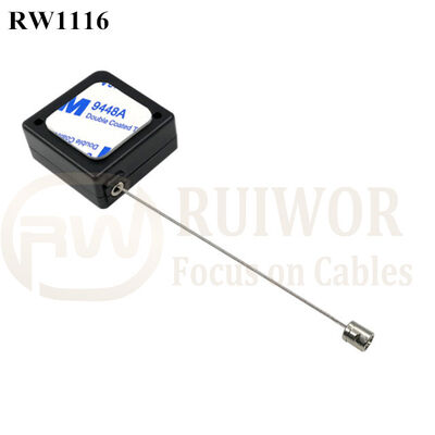 RuiWor RW1116 Square Spring Cable Cord Retractor Plus Side Hole Hardwar
