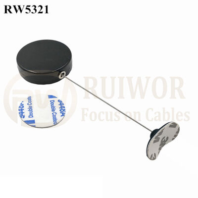 RW5321 Round Security Display Tether Plus 33X19MM Oval Sticky Flexible Rubber Tips