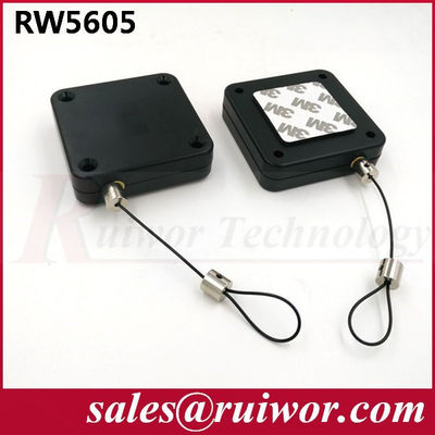 RUIWOR RW5605 Quadrado Fios de Segurança Multiuso Forças de retração MAX 2.5LB/ comprimento do cabo MAX 400CM