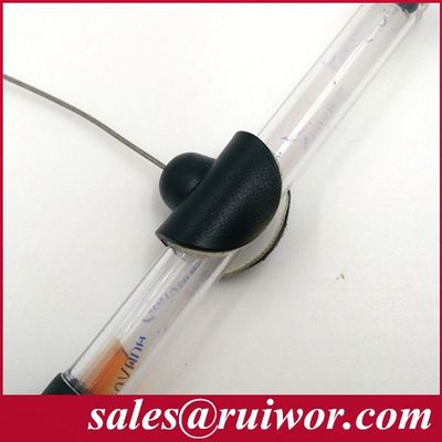 RUIWOR RW0021 Placa de borracha flexível adesiva com caixa anti-roubo / corda de segurança retrátil / recolocador de cabo