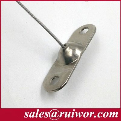 RUIWOR RW0022 Placa metálica perfurada Trabalho final com caixa de puxa anti-roubo / corda de segurança retrátil / recolocador de cabo